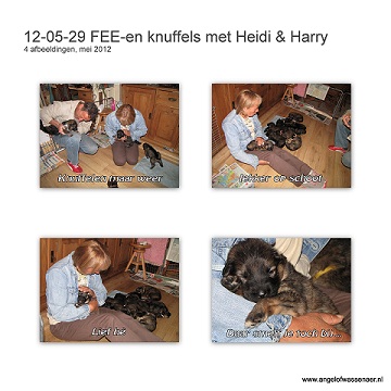 Knuffelen maar weer met Harry en Heidi